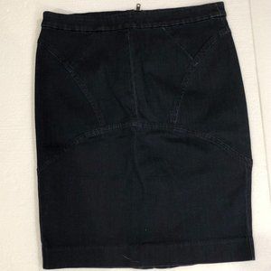 NWT, Denim Knee-length skirt, J. Crew, fitted style, size 29